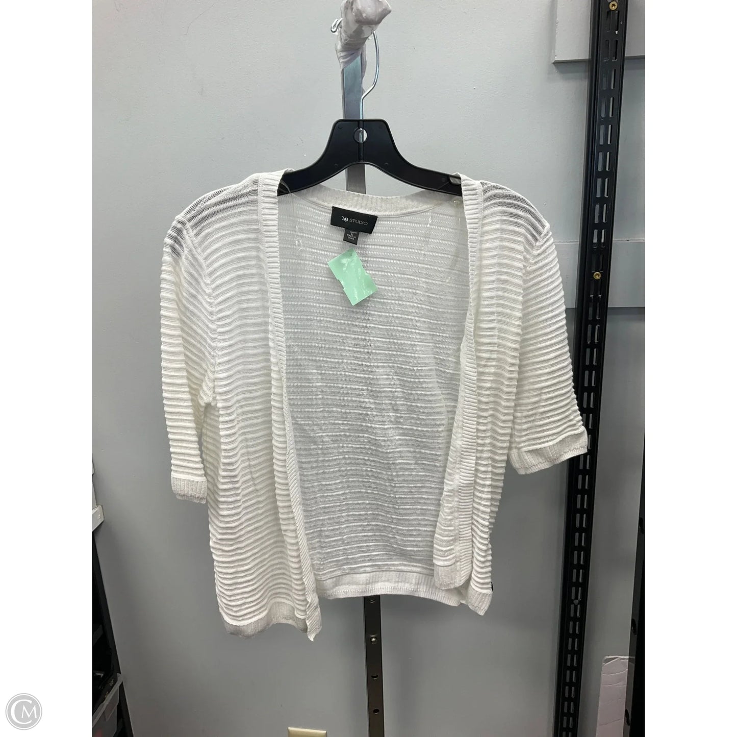 Cardigan By Ab Studio In Cream, Size: S