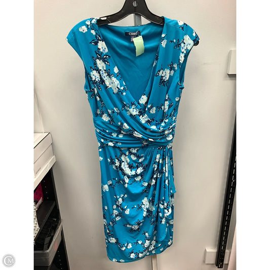 Dress Casual Midi By Chaps In Blue, Size: M