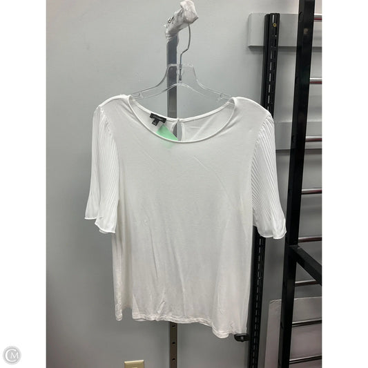 Top Short Sleeve By Talbots In White, Size: S