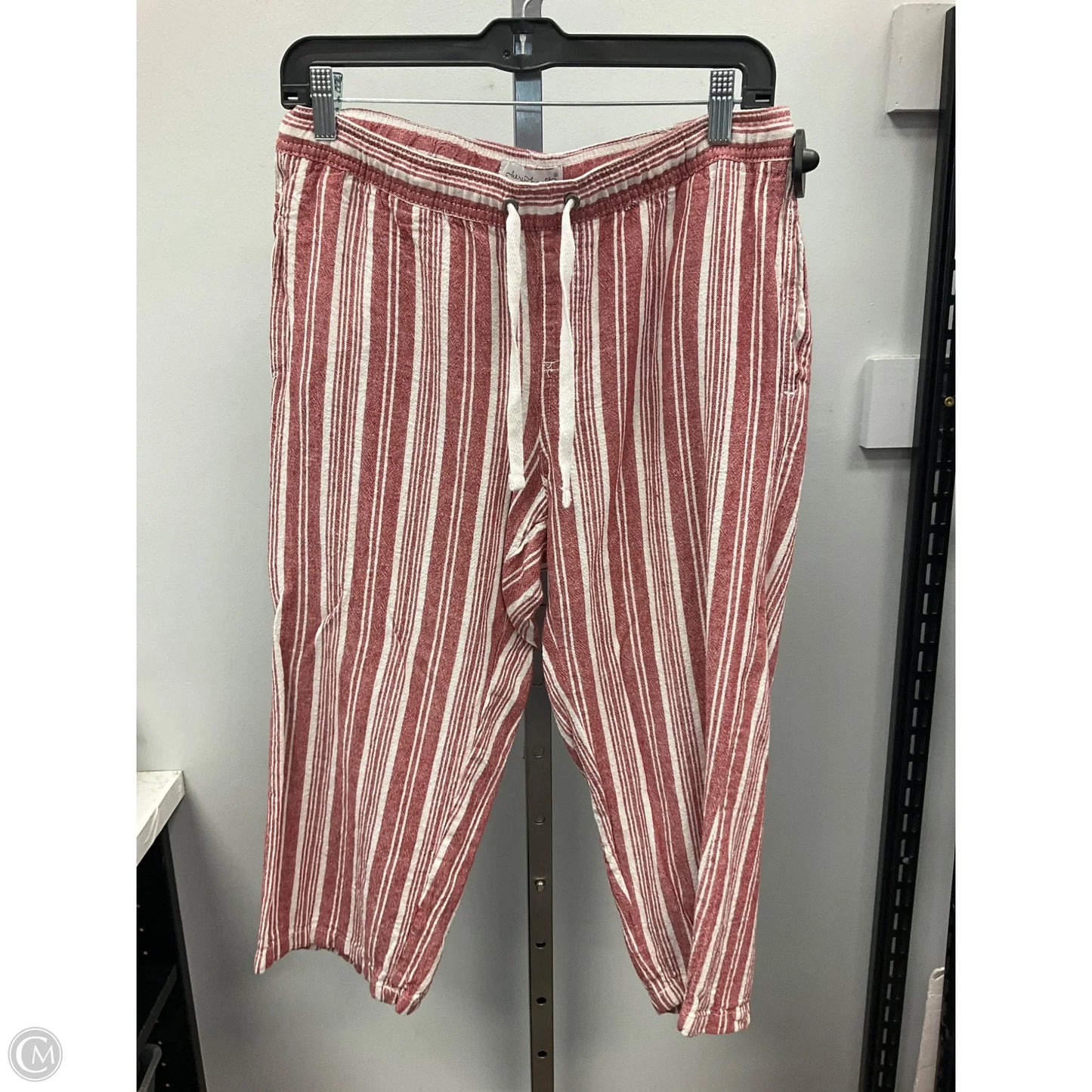 Pants Cropped By Keren Hart In Striped Pattern, Size: S