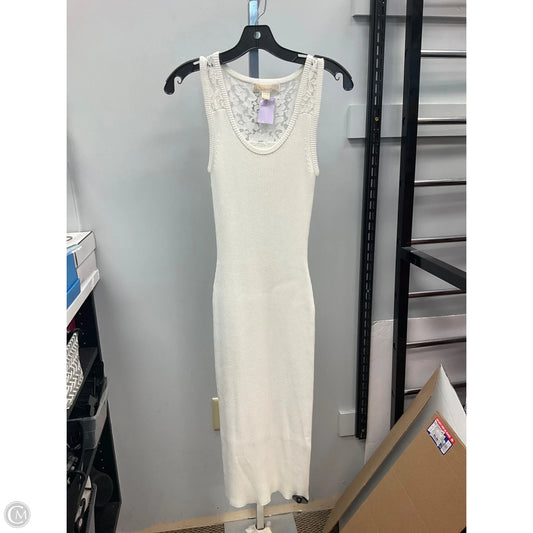 Dress Casual Midi By Michael By Michael Kors In Cream, Size: S