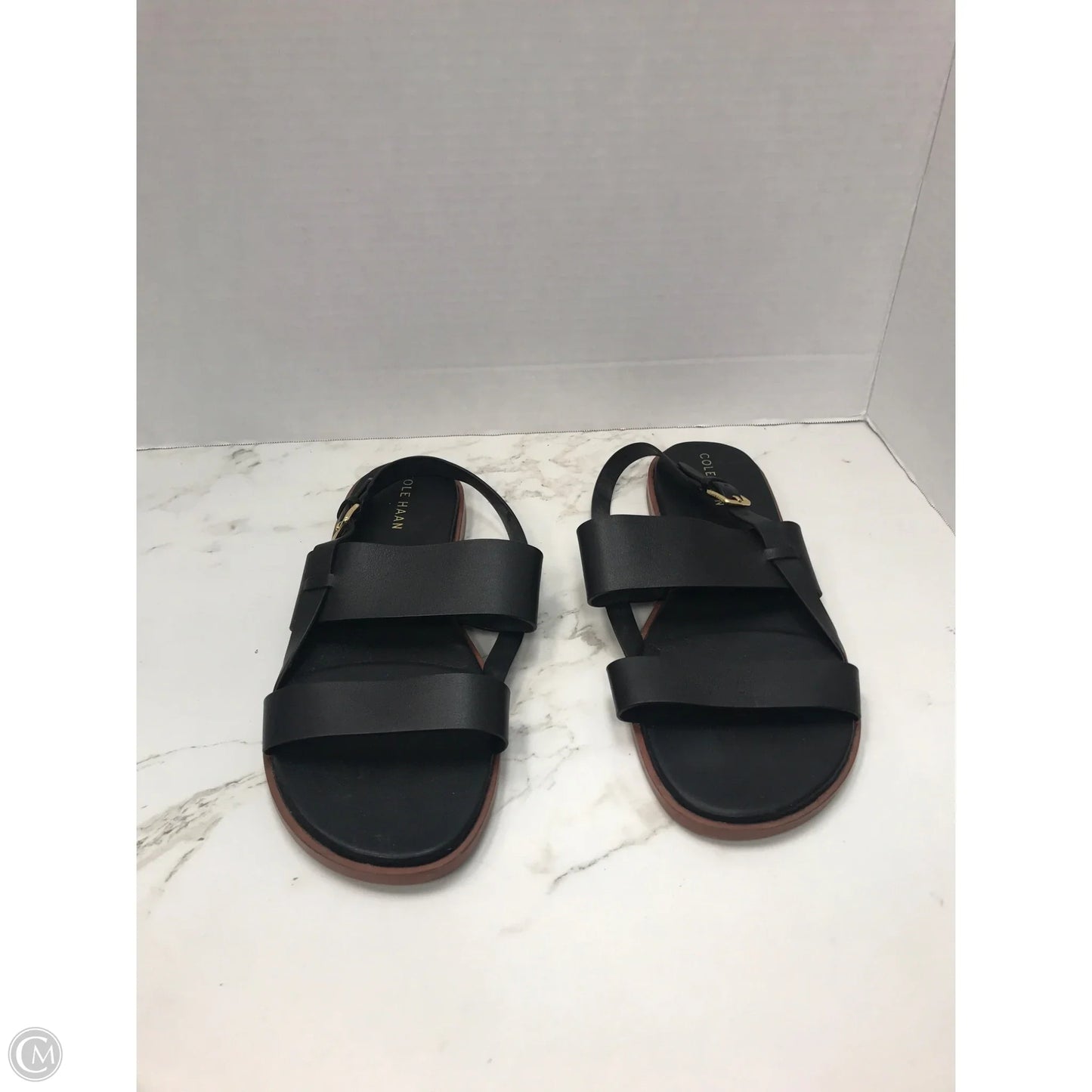 Sandals Flats By Cole-haan In Black, Size: 8.5