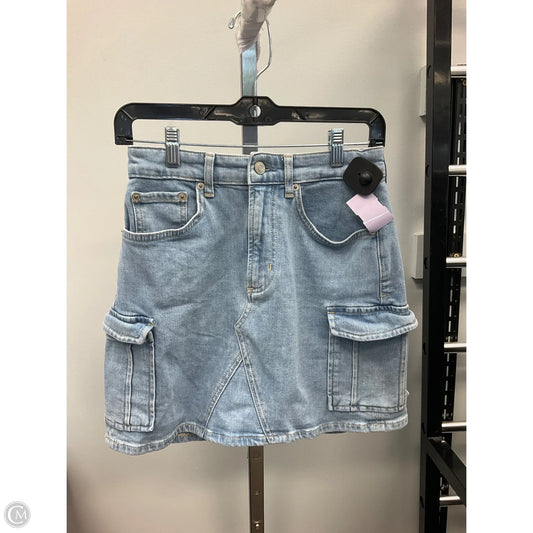 Skirt Mini & Short By Rails In Blue Denim, Size: 2