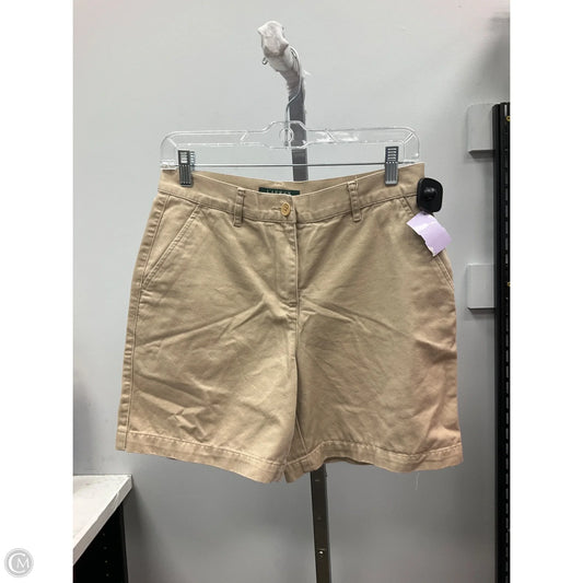 Shorts By Lauren By Ralph Lauren In Tan, Size: 4p