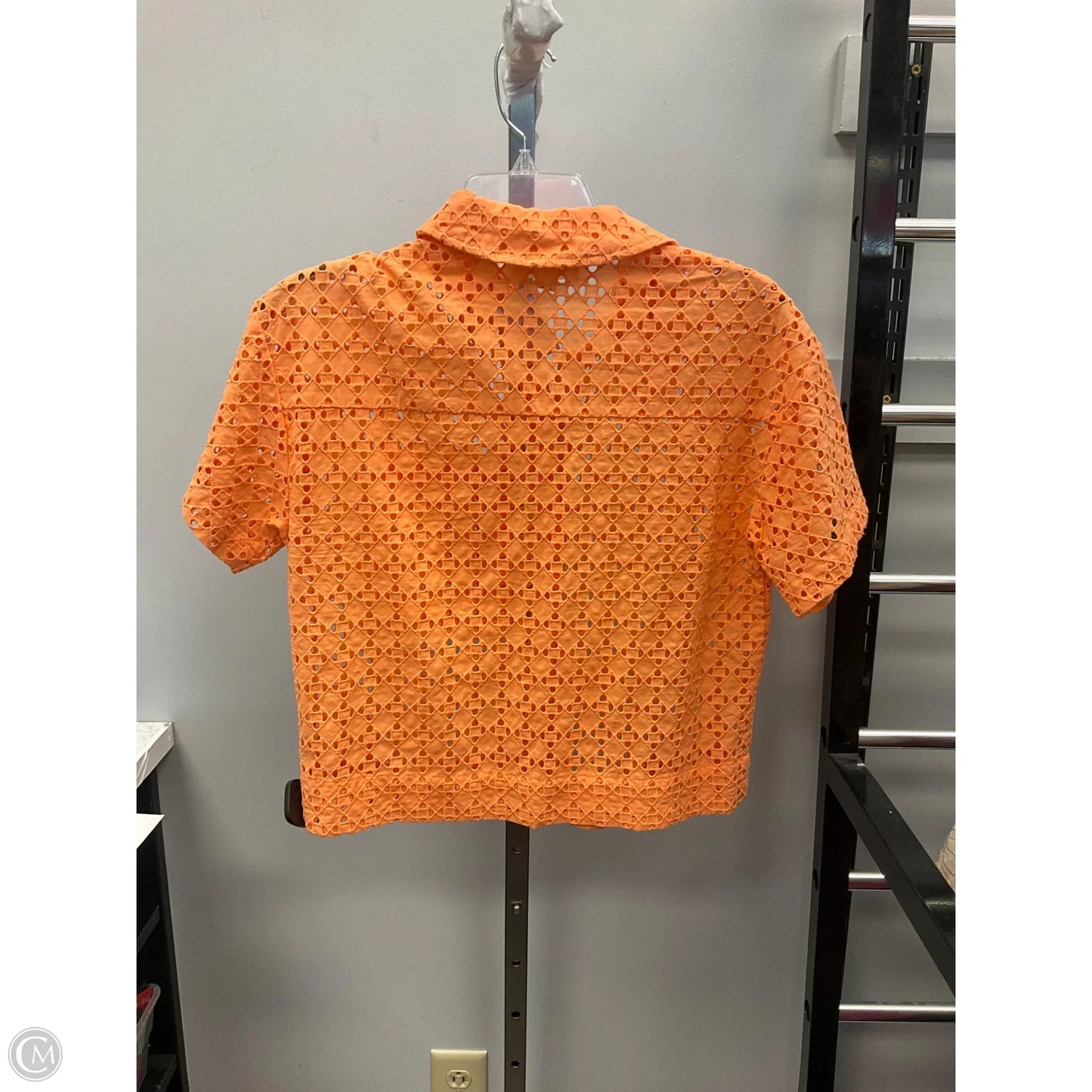 Top Short Sleeve By Marled In Orange, Size: Xs