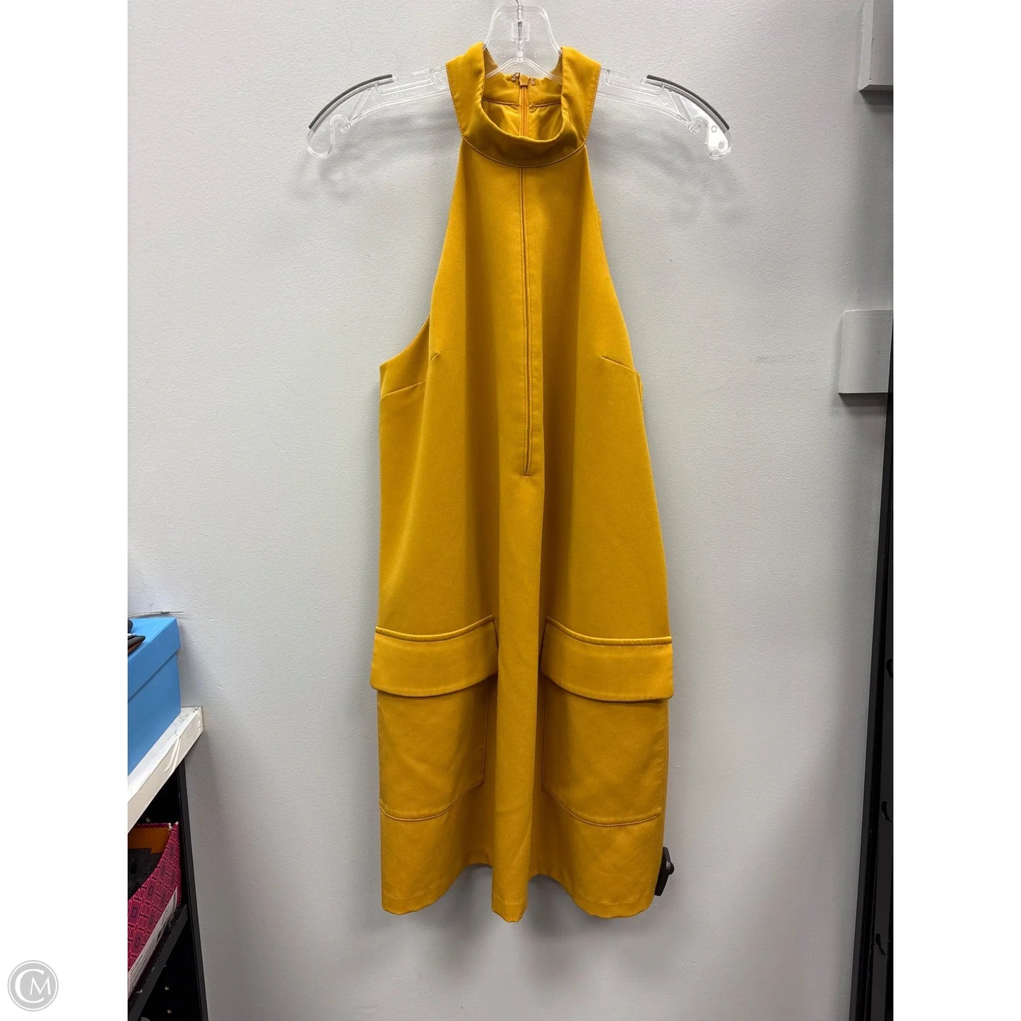 Dress Casual Short By Mare Mare In Gold, Size: L