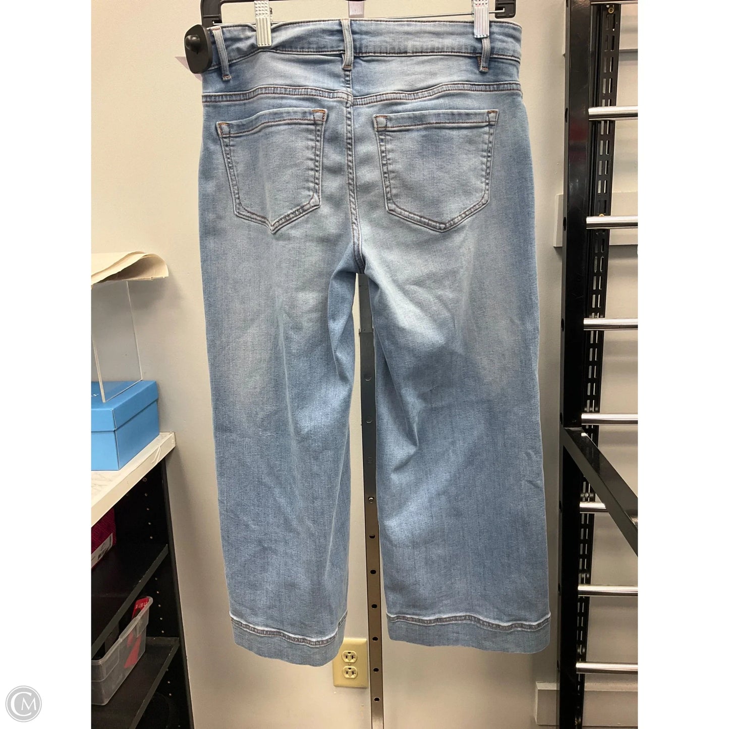 Jeans Cropped By J. Jill In Blue Denim, Size: 4