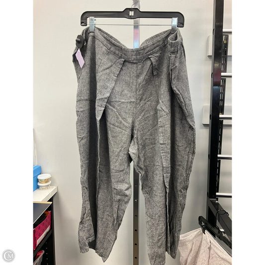 Pants Cropped By Pure Jill In Grey, Size: 3x