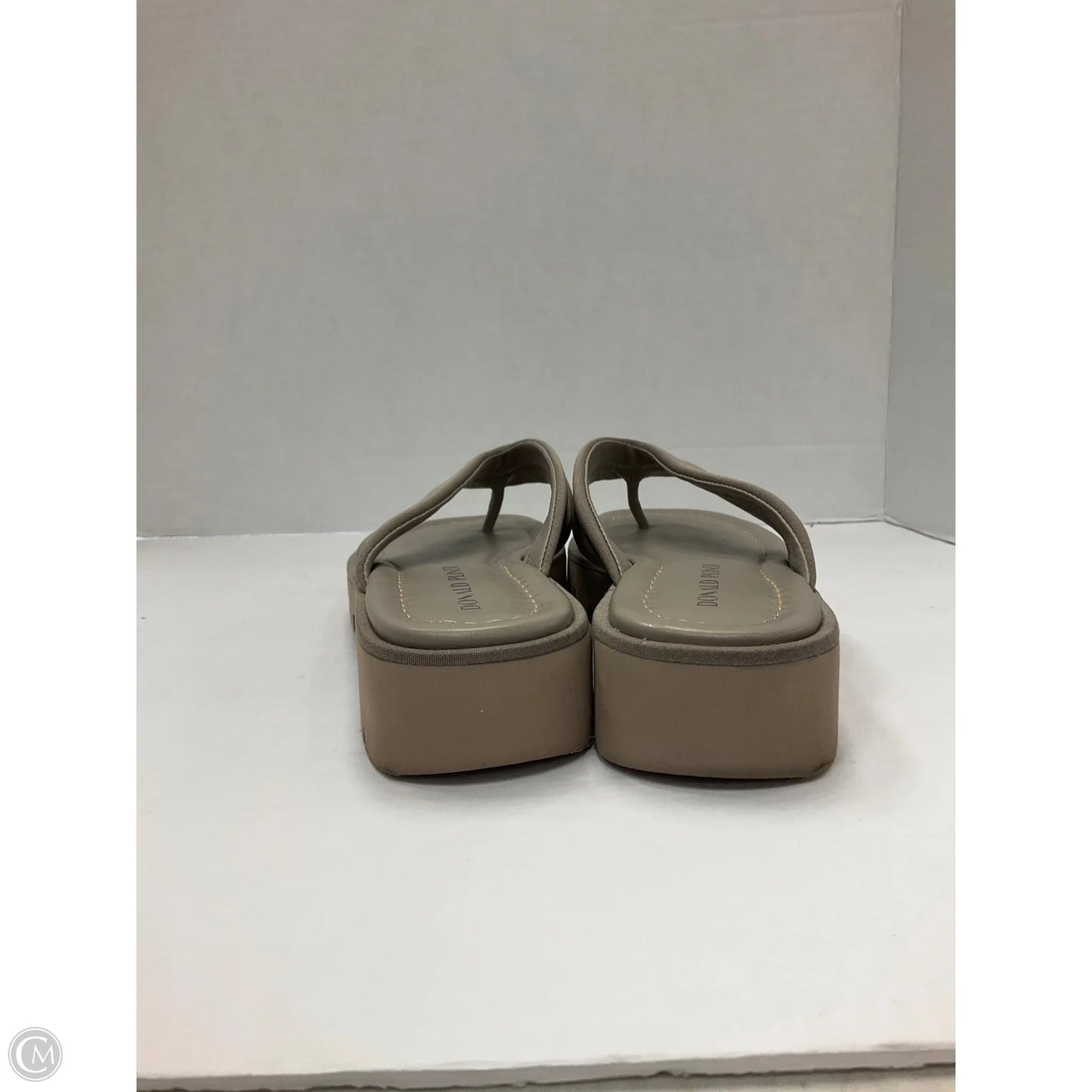 Sandals Heels Platform By Donald Pliner In Taupe, Size: 8