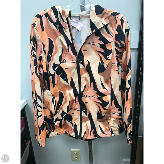 Jacket Windbreaker By Clothes Mentor In Multi-colored, Size: S