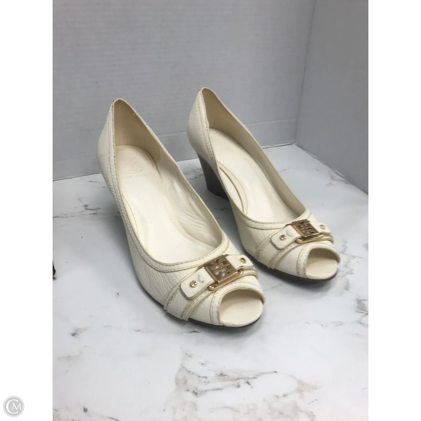Shoes Designer By Tory Burch In Cream, Size: 11