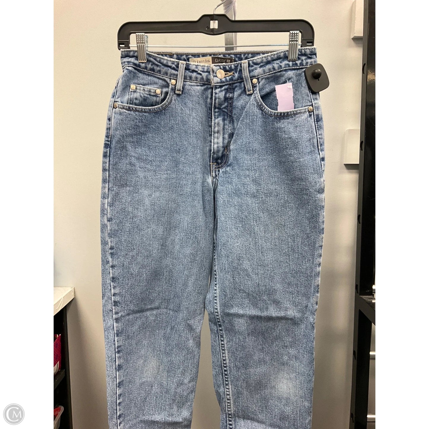 Jeans Straight By St Johns Bay In Blue Denim, Size: 8p