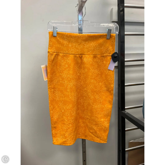 Skirt Mini & Short By Lularoe In Gold, Size: Xs