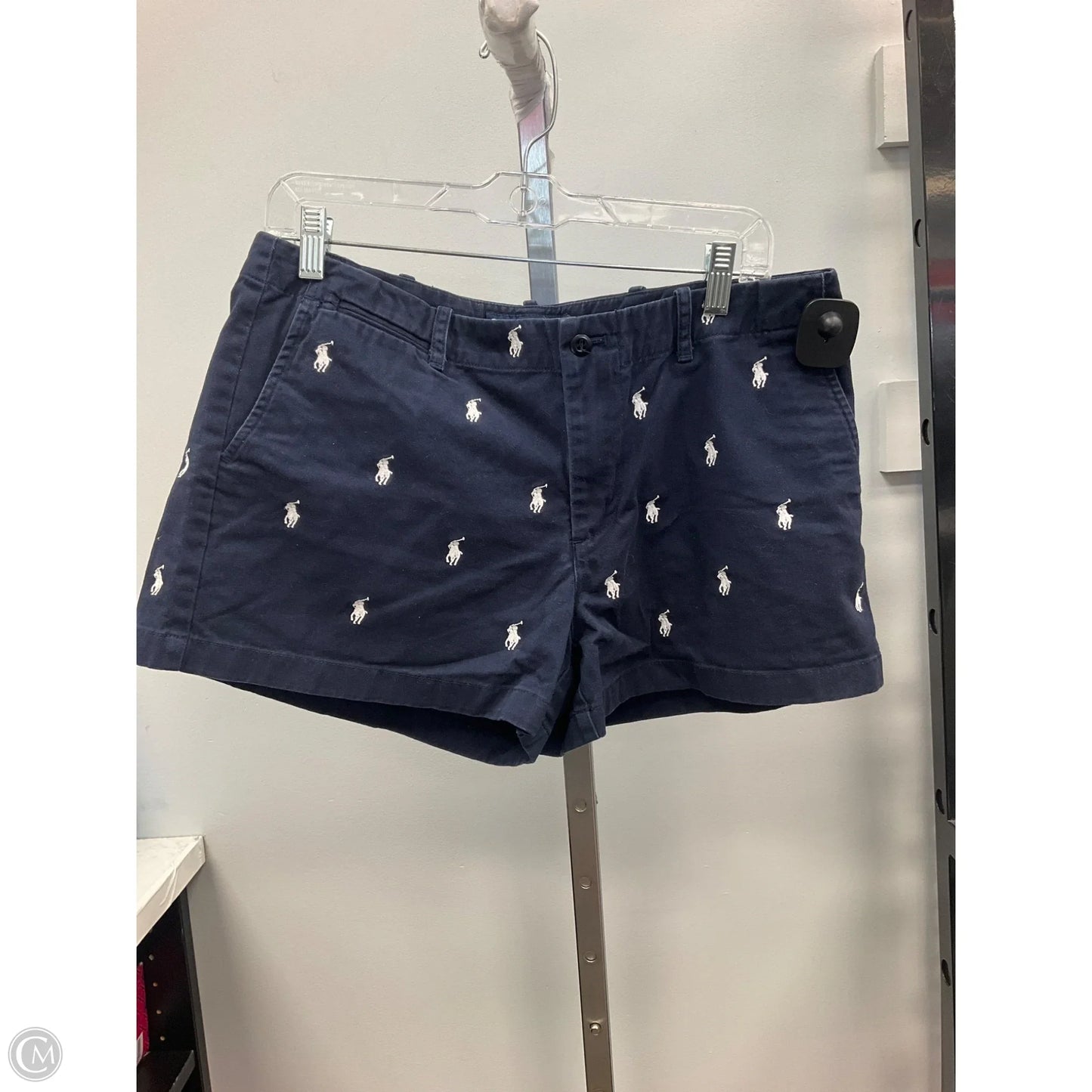 Shorts By Ralph Lauren In Blue & White, Size: 12