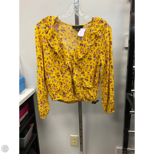 Top Long Sleeve By Sanctuary In Floral Print, Size: Xs