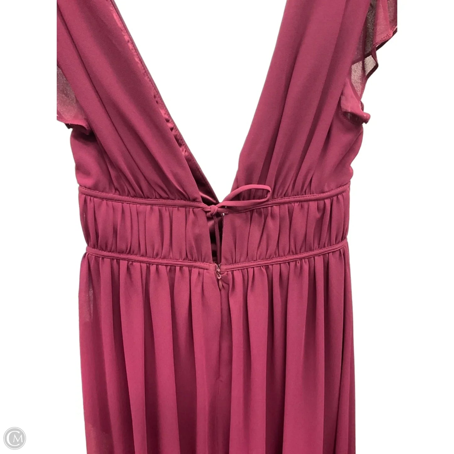 Dress Party Long By Lulus In Maroon, Size: S