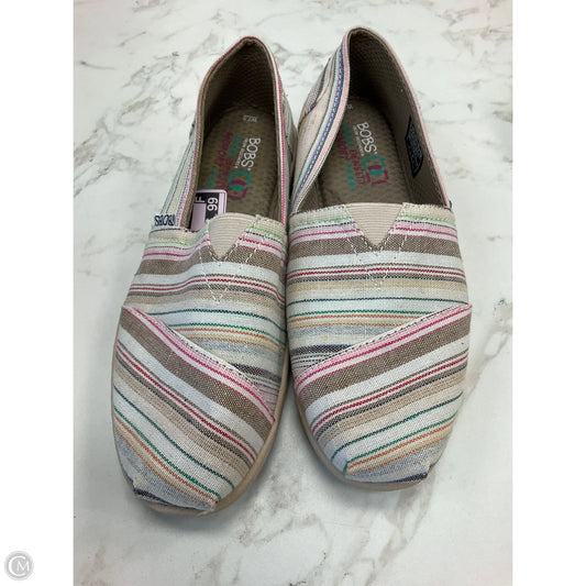 Shoes Flats By Bobs In Striped Pattern, Size: 7.5