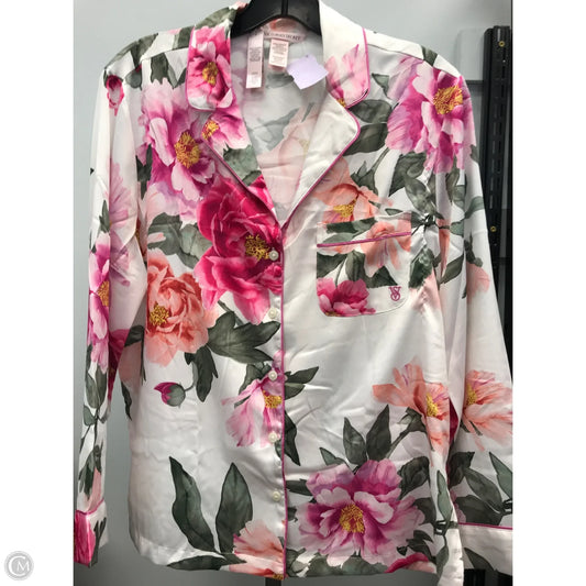 Pajamas 2pc By Victorias Secret In Floral Print, Size: Xs