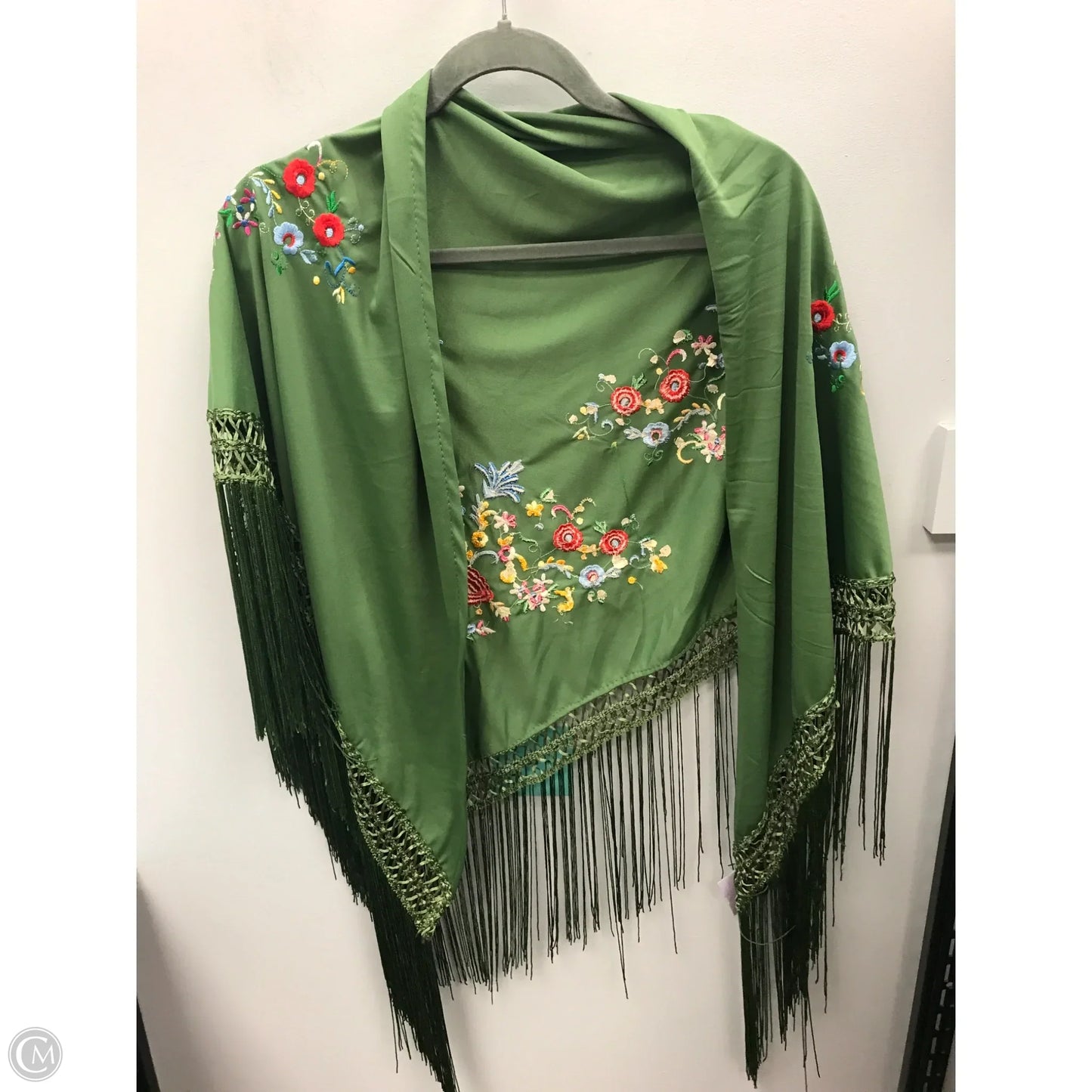 Shawl By Clothes Mentor In Green, Size: Osfm