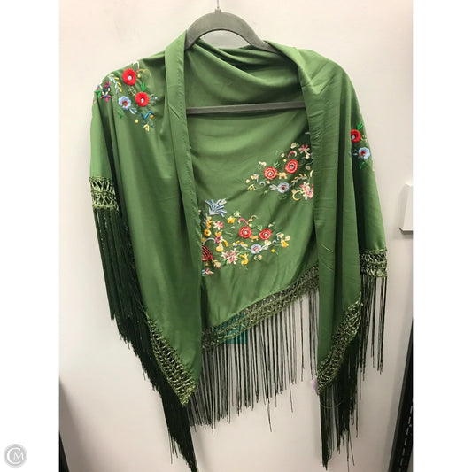 Shawl By Clothes Mentor In Green, Size: Osfm