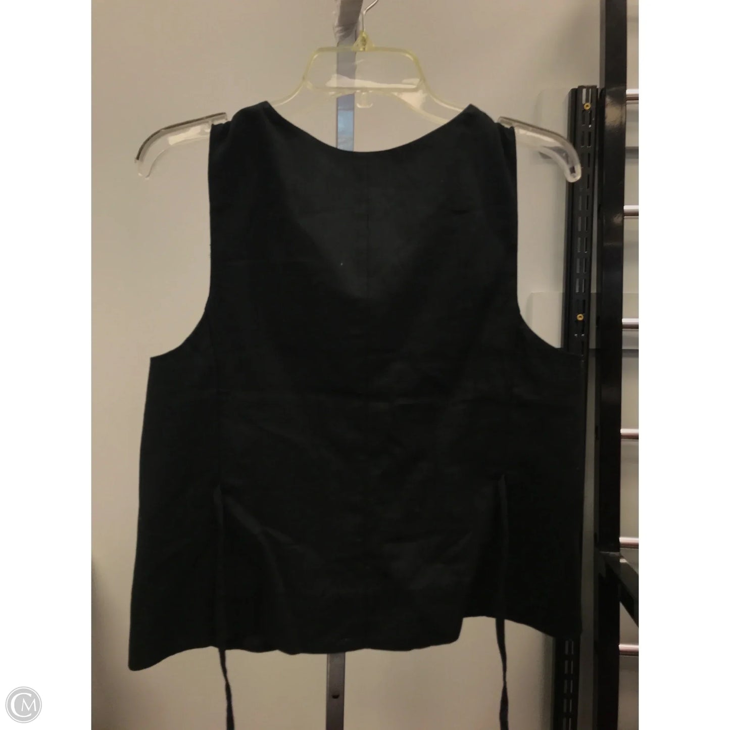 Top Sleeveless By Gap In Black, Size: M