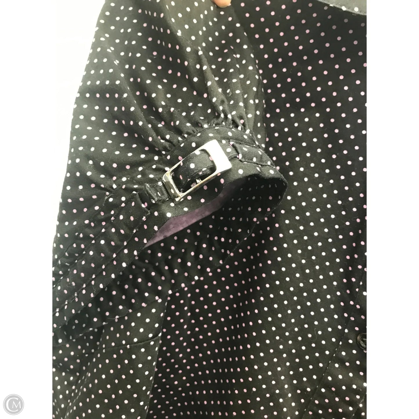 Top Short Sleeve By Apt 9 In Polkadot Pattern, Size: 1x