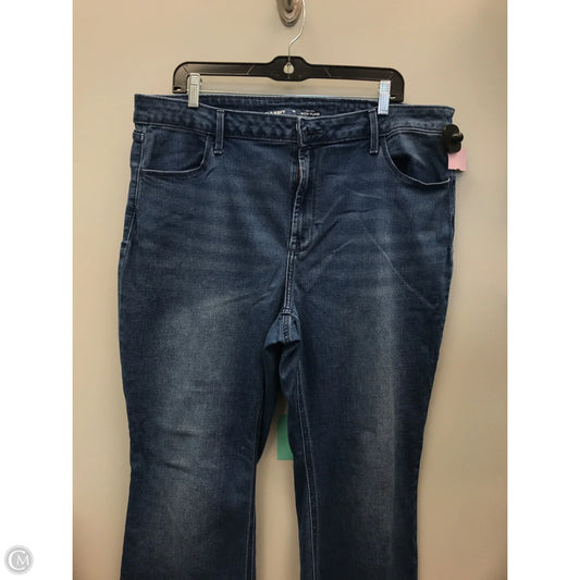 Jeans Flared By Old Navy In Blue Denim, Size: 18