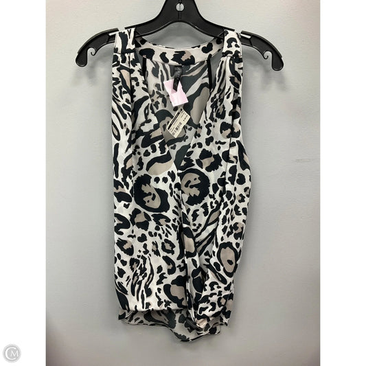 Top Sleeveless By Cmc In Animal Print, Size: M