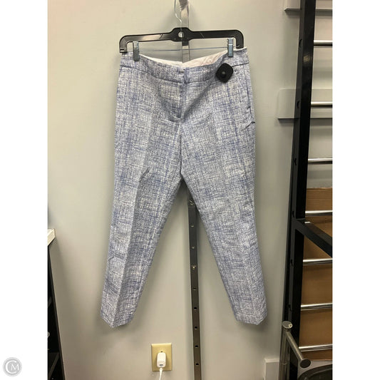 Pants Cropped By Kenar In Blue & White, Size: 8