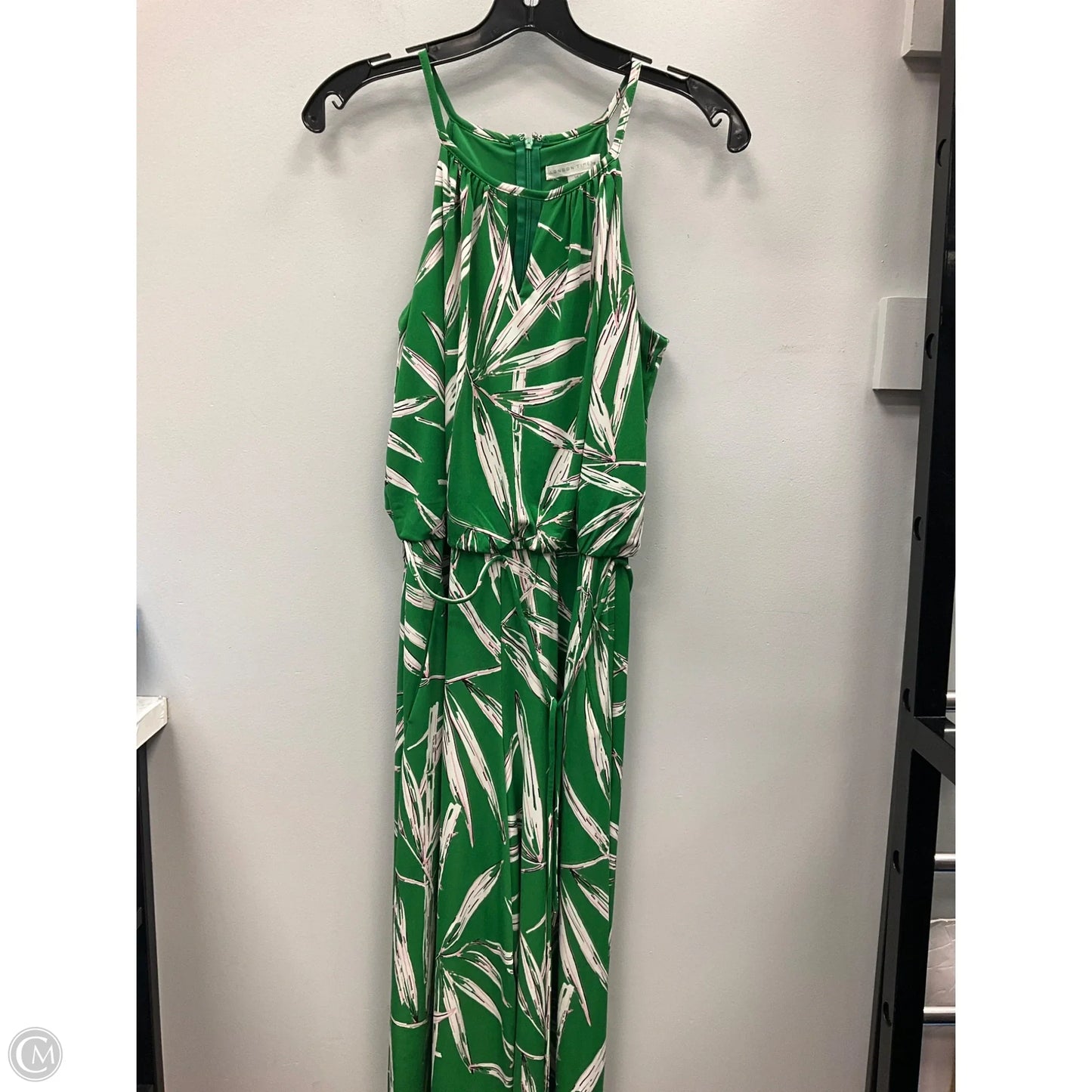 Jumpsuit By London Times In Green & White, Size: 4