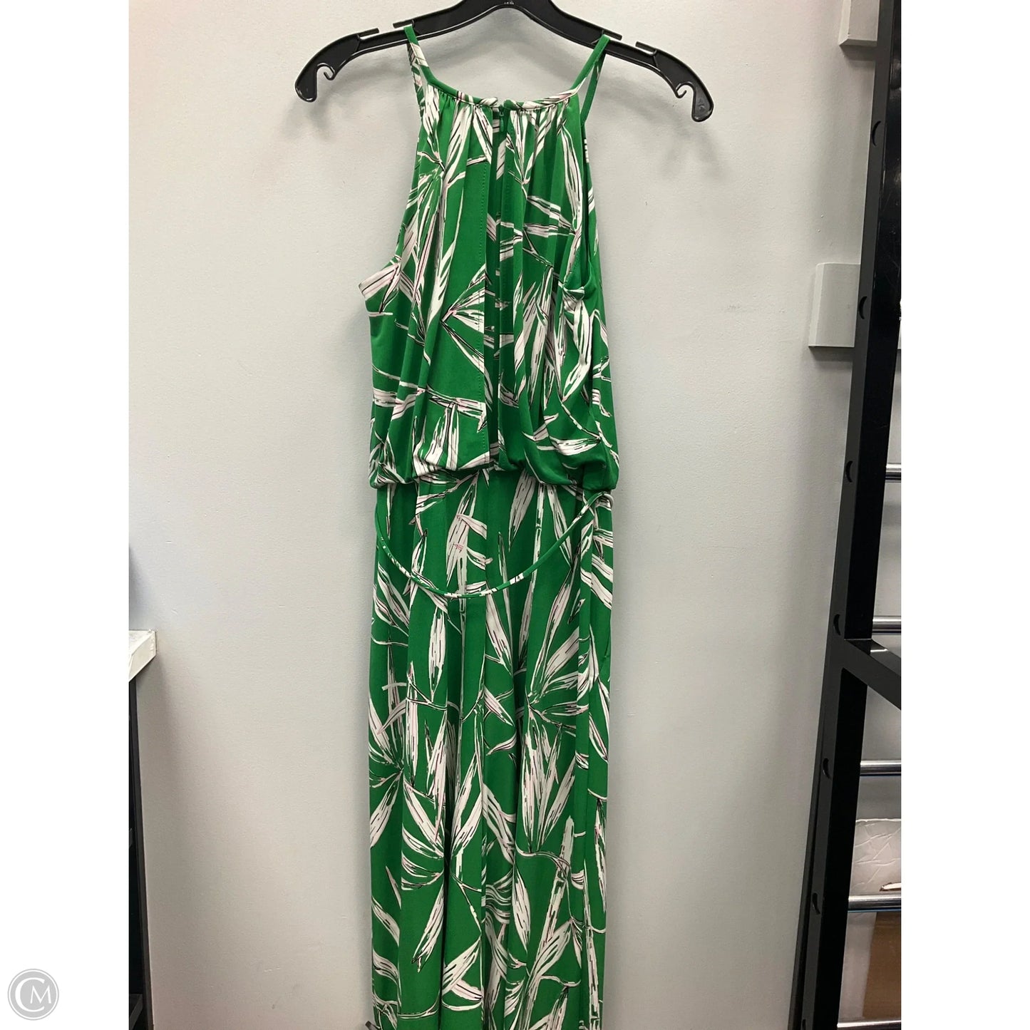 Jumpsuit By London Times In Green & White, Size: 4