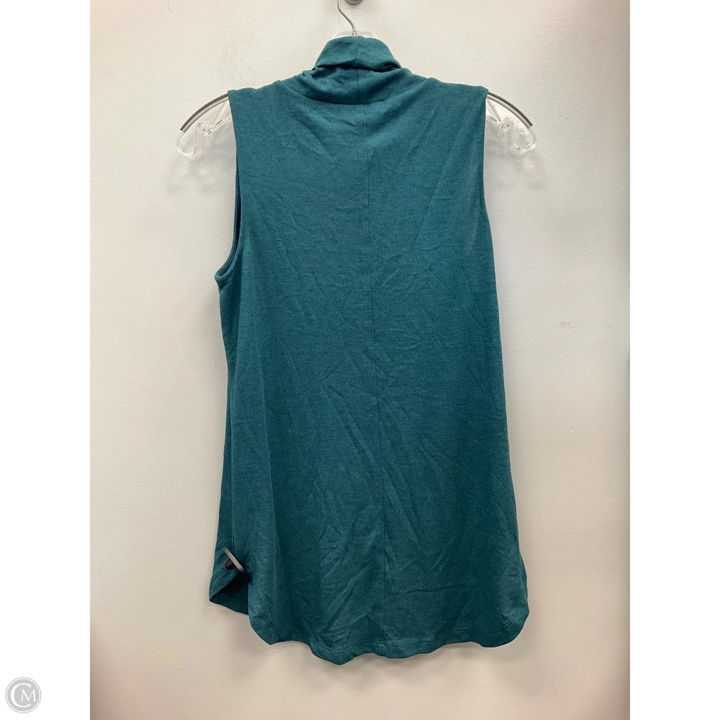 Top Sleeveless By Loft In Teal, Size: Xs