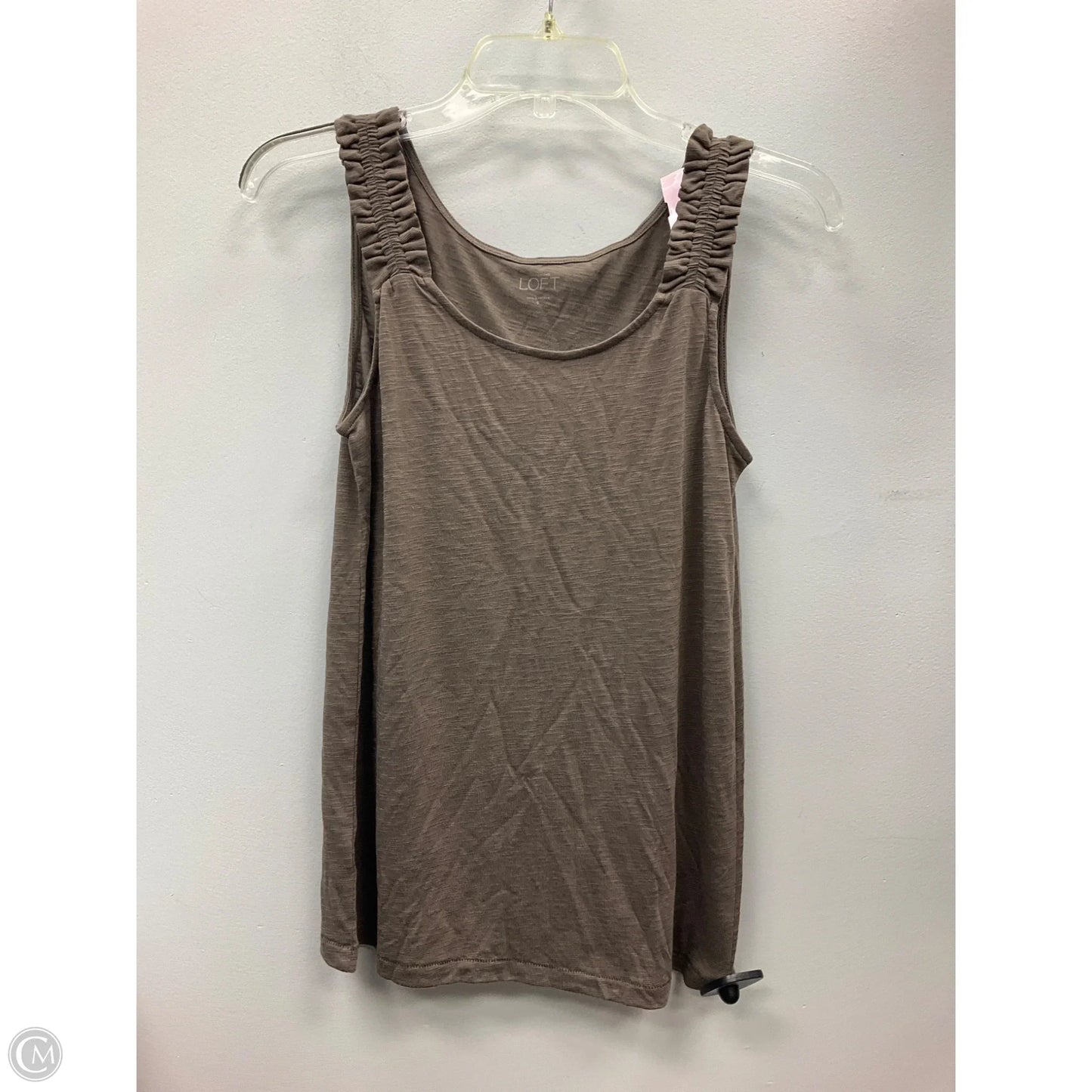 Top Sleeveless By Loft In Brown, Size: S