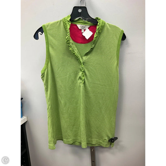 Top Sleeveless By Clothes Mentor In Striped Pattern, Size: L
