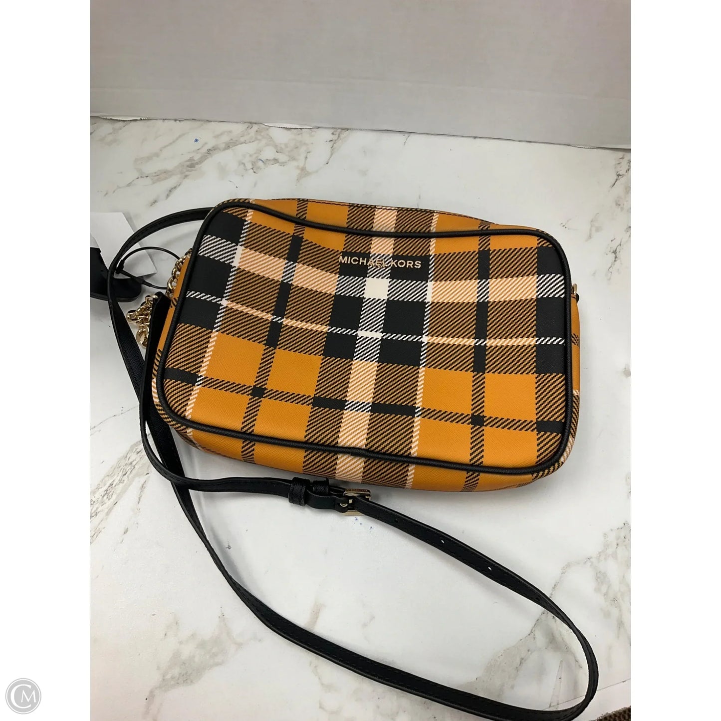 Crossbody Designer By Michael Kors, Size: Medium