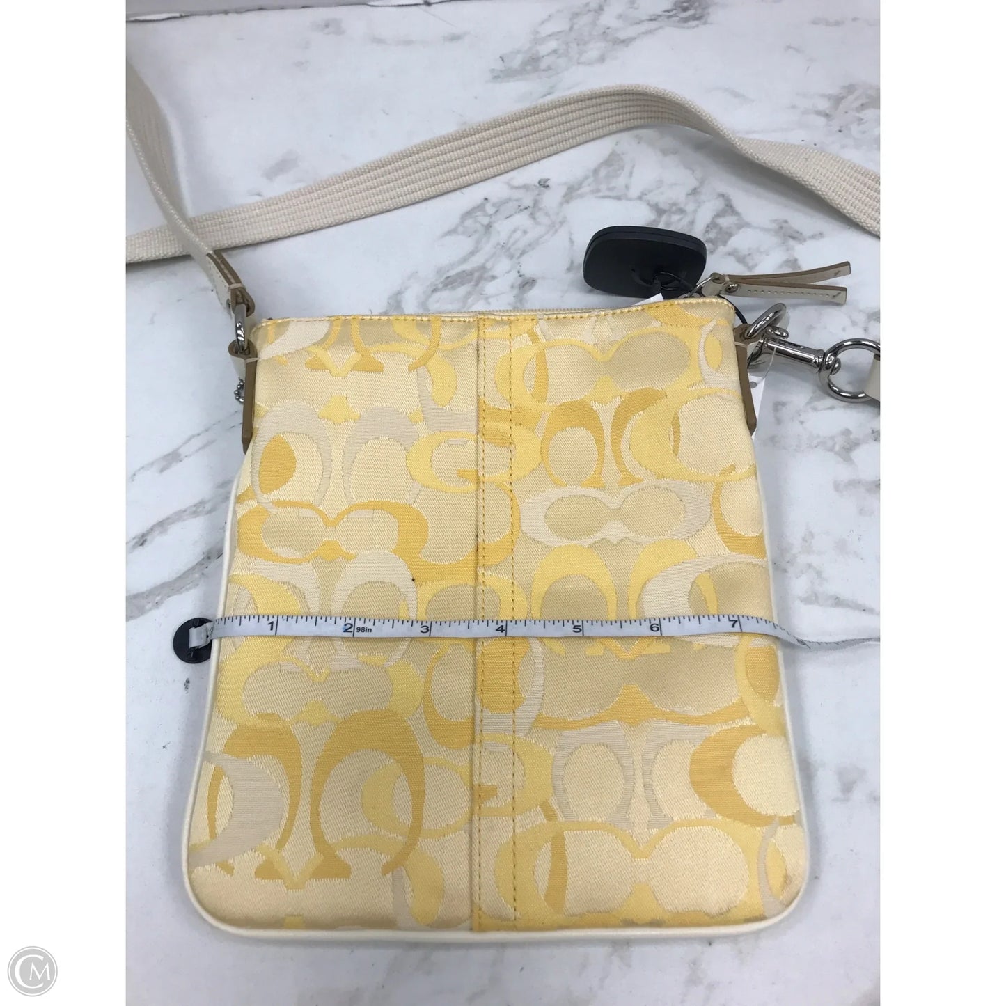 Crossbody Designer By Coach, Size: Medium