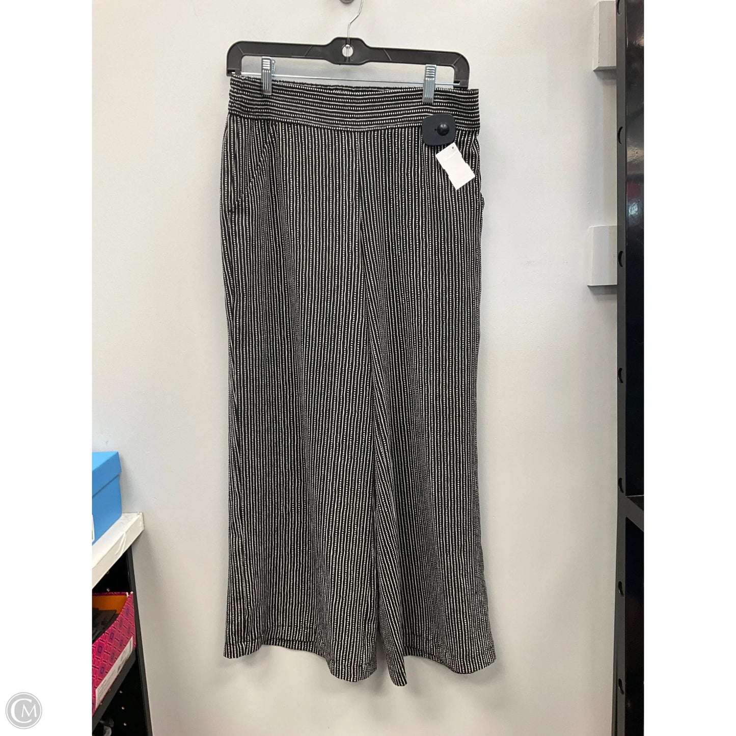 Pants Wide Leg By Max Studio In Black & White, Size: M