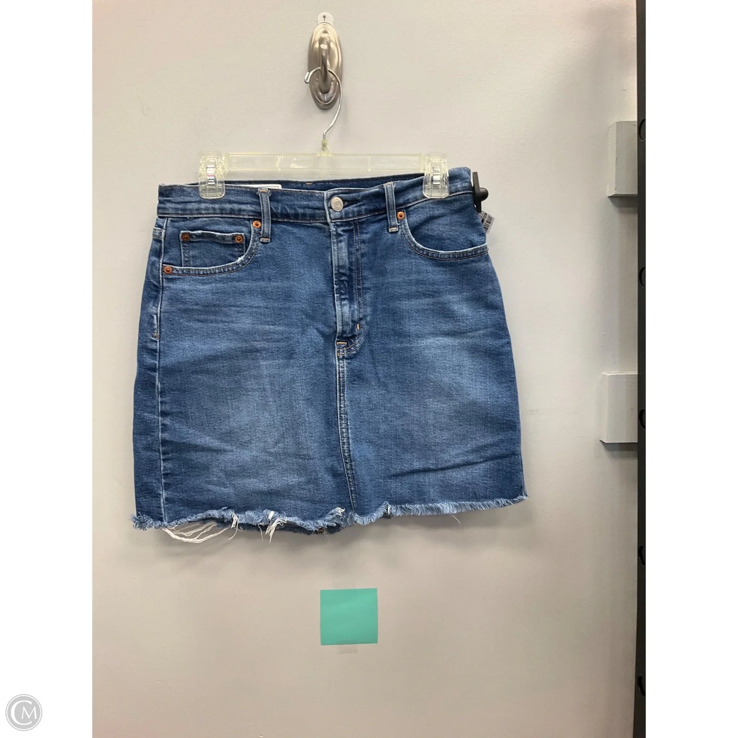 Skirt Mini & Short By Gap In Blue Denim, Size: 8