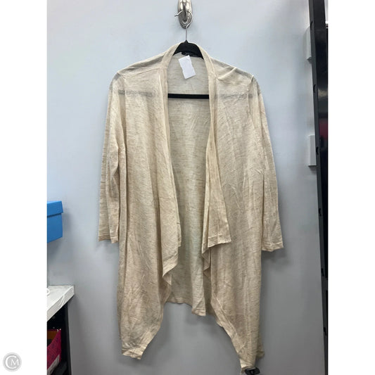 Cardigan By Clothes Mentor In Tan, Size: 1x