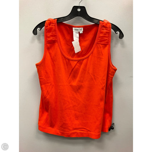 Tank Top By Coldwater Creek In Orange, Size: M