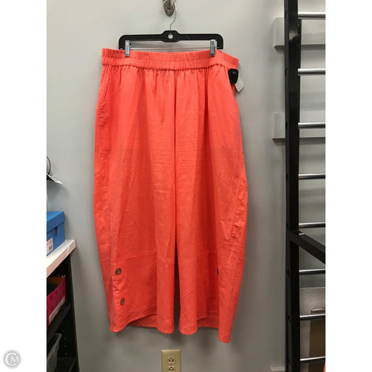 Pants Wide Leg By Ashley Stewart In Coral, Size: 20