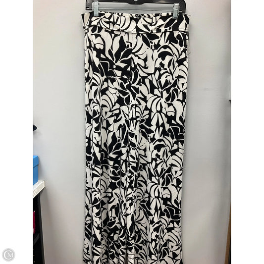 Pants Wide Leg By Clothes Mentor In Black & White, Size: M