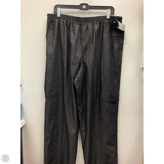 Pants Wide Leg By Alfred Dunner In Grey, Size: 18