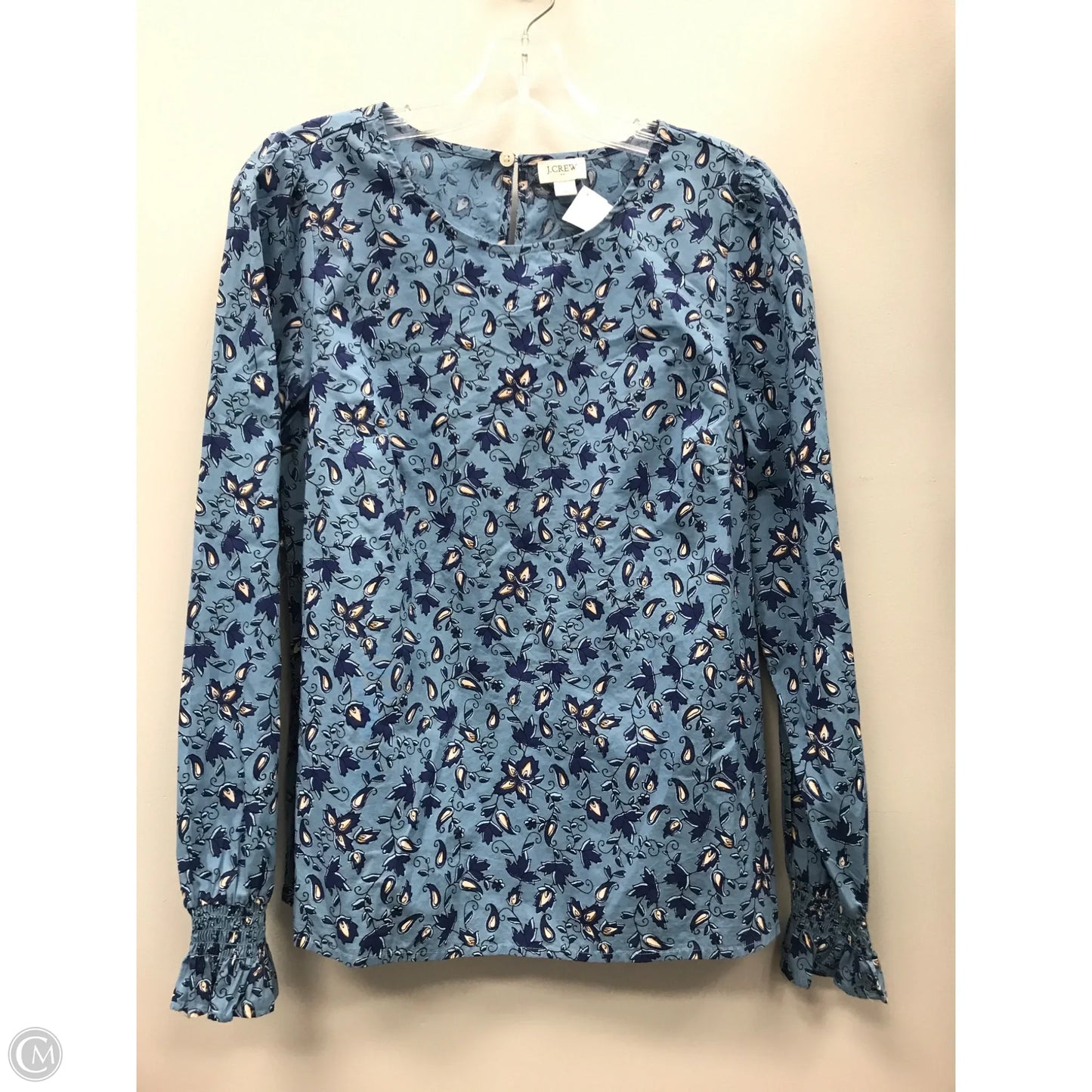Top Long Sleeve By J. Crew In Blue, Size: S