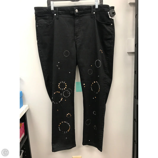 Jeans Jeggings By Chicos In Black, Size: 16