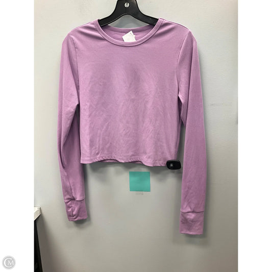 Top Long Sleeve Basic By Clothes Mentor In Purple, Size: L