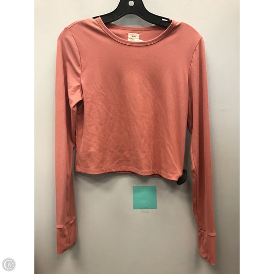 Top Long Sleeve Basic By Clothes Mentor In Coral, Size: L