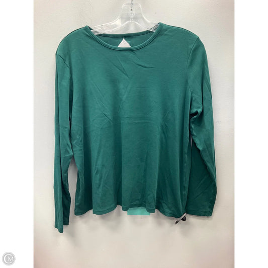 Top Long Sleeve Basic By L.l. Bean In Green, Size: L
