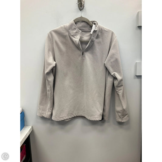 Top Long Sleeve By Cabelas In Grey, Size: L
