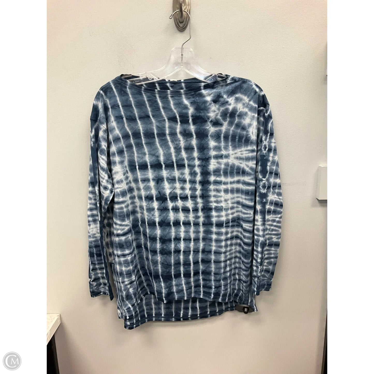 Athletic Top Long Sleeve Crewneck By Lululemon In Tie Dye Print, Size: 6